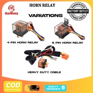 UNIVERSAL Horn Relay 5PIN with Socket 12V 80A