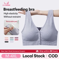 Bra Breastfeeding Maternity Bra Nursing Bra Menyusu Ada Span Removable Pad Front Buckle Design 1018b