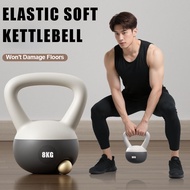 5–12kg Kettlebell Lembut – Latihan Kekuatan Berwajaran untuk Lelaki – Peralatan Kecergasan Rumah