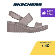 Skechers Women Foamies Pier Ave Promenade Sandals - 111227-DKTP Anti-Odor, Machine Washable, Luxe Foam, Wedge Fit SK7249