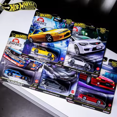 Hot Wheels Premium 1/64 Car Culture Ronin Run 2 Gold Label Car Honda Mazda Nissan Toyota Fpy86 Dieca