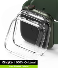 Ốp Ringke Slim [2 Pack] Tương Thích Với Apple Watch 8/7 [41Mm] Khung Viền Nổi Chỉ Vỏ Mỏng Cứng PC Ca