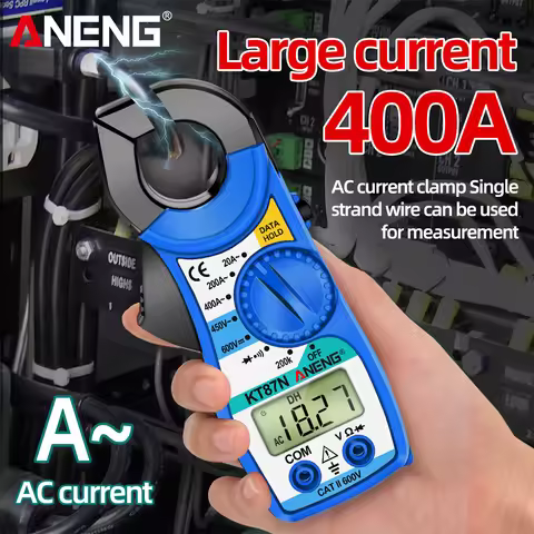 Clamp Meter ANENG KT87N Digital Multimeter AC/DC Voltage Current 600V Multimeters True RMS Capacitan