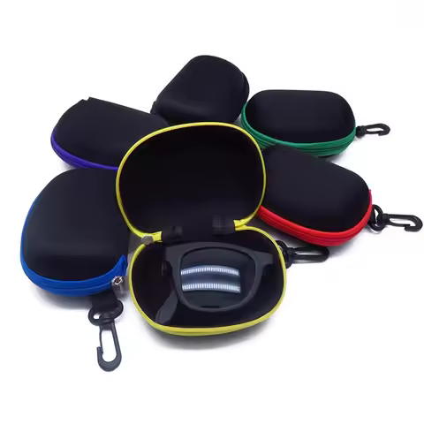 Simple Folding Reading Glasses Case Portable Lightweight Waterproof Anti-knock EVA Zipper Case Fashi
