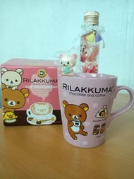 全新 拉拉熊 超商 Rilakkuma San-x 拉拉熊 7-11 馬克杯 陶瓷杯 水杯 杯子 經典款附攪拌棒（1組50，剩最後1組）