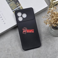 Zte Nubia A36 Zte Nubia A56 Macaron Square Black Softcase Candy Macaron / Case Square Black Zte Nubi