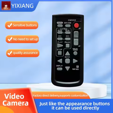 Remote Control Fit for Sony Tape Camcorder RMT-835 HDR-CX300E HDR-TD20E FDR-AX700 DCR-DVD653E DCR-DV