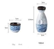 【Trusted】 Qinghai Bo Japanese Spirits Sake Set Rice Warmer Chinese Set Household Sake Pot And Cup Ce