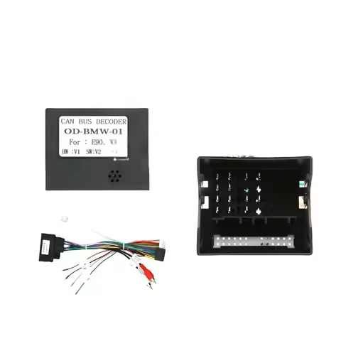 Car Radio Cable CAN-Bus Adapter For BMW E90 E92 E93 X1 1 Series Power Wiring Harness Android Auto Mu