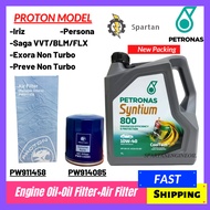 Petronas Syntium 800 Semi Synthetic SN10W40 Engine Oil (4L) + Proton Oil Filter + Proton Air Filter