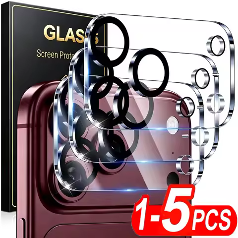 5-1Pcs HD Tempered Glass for IPhone 18 Duo Fold 18 Pro Max Camera Lens Protector 3D Full Coverage An