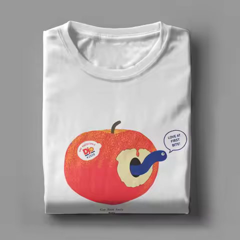 Hipster Djo Apple T-Shirts Men Crew Neck Cotton T Shirt Short Sleeve Tee Shirt 4XL 5XL 6XL Clothes