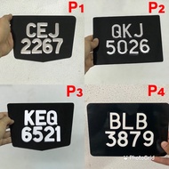 NOMBOR PLATE KETUK/BESI/ZINK/ALUMINIUM/STANDARD/NO PLAT BESI/NO PLAT TIN/NO PLAT APK CHOWKIT (KOD P)