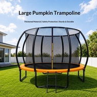 14FT 16FT Round Backyard Trampoline ASTM Approved for Kids Adults Outdoor Fitness Jumping New XL Hom