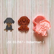 Cute Dog Cookie cutter DOBERMAN 2
