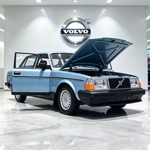WELLY 1:24 VOLVO 240 240GL Classic Car Alloy Car Diecasts & Vehicles Car Model Miniature Scale Model
