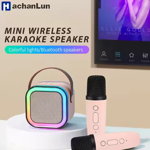 Bluetooth Wireless Professional Integrated Microphones and Speaker for KTV Microphone Portable Child