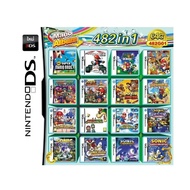 Bandai | ตลับเกม All in 1 DS 4300/520/500/486/482 in 1 Super Combo DS เวอร์ชั่นภาษาอังกฤษ สำหรับ DS 