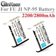 Ginkess 2200/2800mAh NP-95 NP95 Baery B Dual Charger For FUJIFILM F30 F31 F30fd F31fd 3D W1 X100T X100S X100 X-S1 3DW1