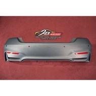 BMW F32 Upgrade M4 Bumper Rear F82 4 Series PP Material Belakang Bumper Diffuser Reflector