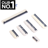 10pcs 0.5mm/1mm  Pitch Under Clamshell Socket FPC FFC Flat Cable Connector 4P 5P 6P 8P 10P 12P 14P 1
