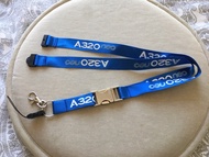 空中巴士 AIRBUS LANYARD **A320neo 金屬扣版本 PLASTIC BUCKLE** 掛繩 頸繩 航空公司 LOGO AVIATION PLANE 飛機