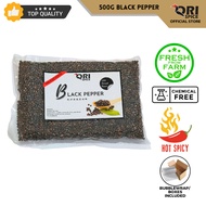 OriSpice 500g 100% Pure Sarawak Black Pepper Peppercorn Vacumm Pack / Berry / Lada Hitam Biji / 砂拉越纯真黑胡椒粒 真空包装
