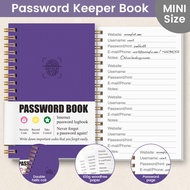 1pc A6 Password Book Compact Internet Address & Login Organizer Pocket Size Notebook for Storing Use