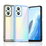 Colorful Transparent TPU Case For Oppo F21Pro Case Oppo F21 Pro Cover Clear Hard Case Protective Cov