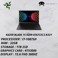 RAZER BLADE 15 ADVANCED I7-10875H 32GB 1TB RTX3080 GAMING LAPTOP