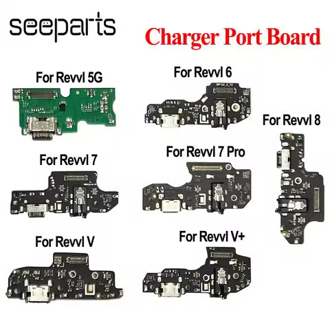 For T-Mobile Revvl 5G V V+ 6 7 Pro 8 USB Charging Dock Connector Port Board Flex Cable Charger Port