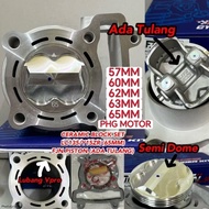 FJN LC135 Y15 LC Y15ZR BLOCK RACING CERAMIC FJN PISTON TULANG 57MM 60MM 62MM 63MM 65MM  ESR RED LEO 