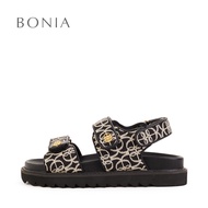 Bonia Black Sentiero Flat Sandals