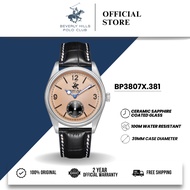 Beverly Hills Polo Club BHPC Jam Tangan Lelaki Men's Leather Quartz Watch BP3807X