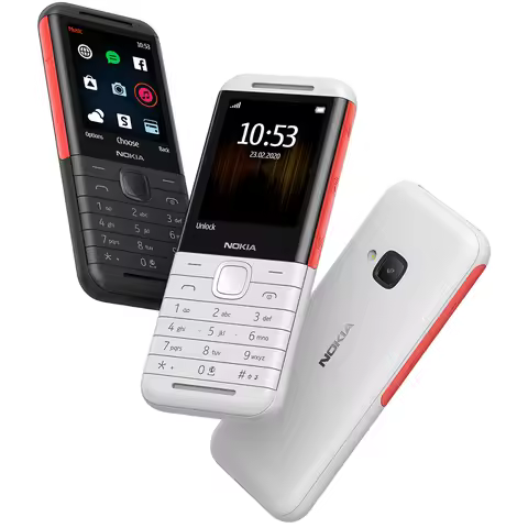 Nokia 5310 2020 Backup Phone 2SIM Dual Stereo Music 1200mAh FM Radio 3.5mm Bluetooth MP3 MicroUSB No