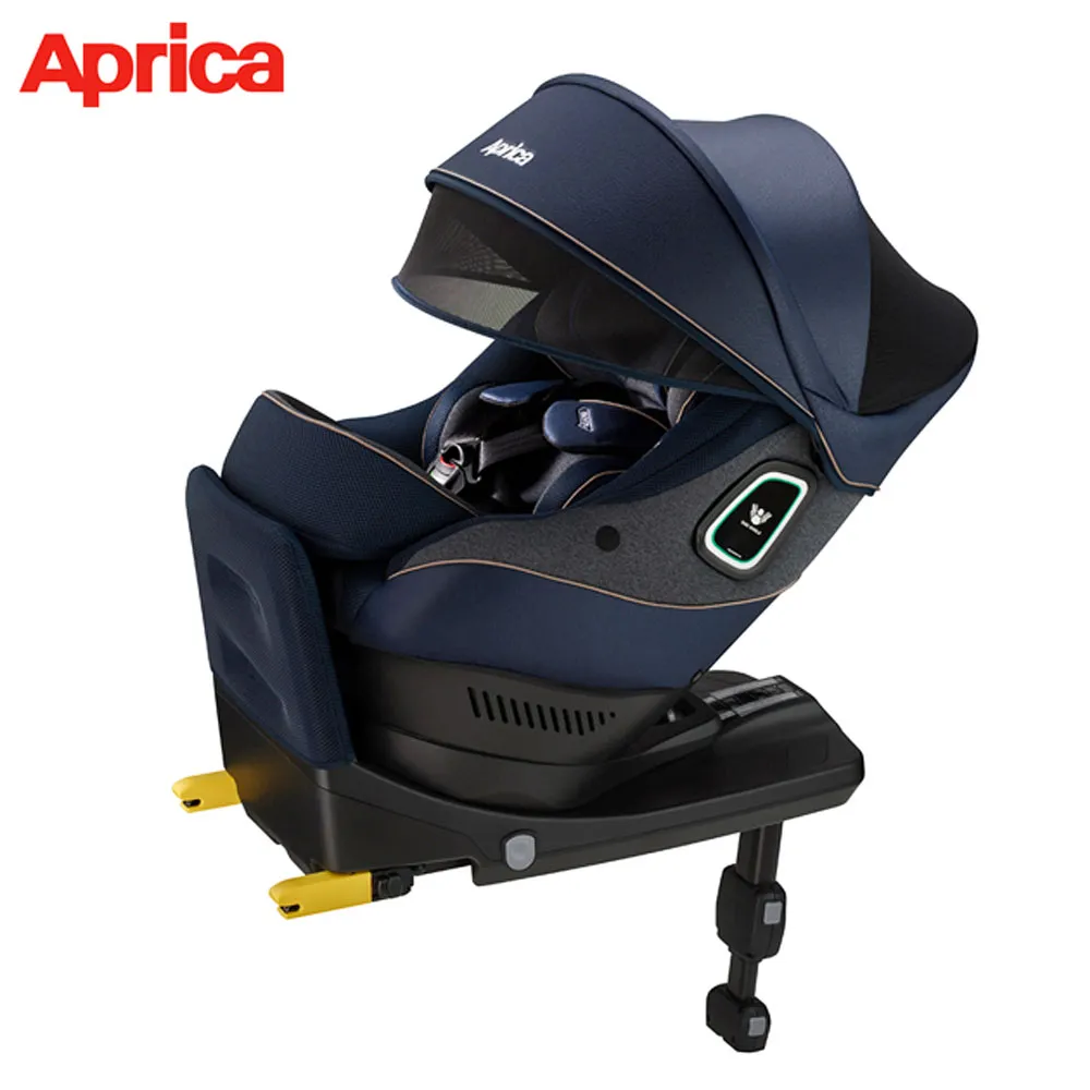愛普力卡 Aprica Cururila plus 0-4歲汽座 360°迴轉式 ISOFIX 汽車安全座椅 (宇曠藍)