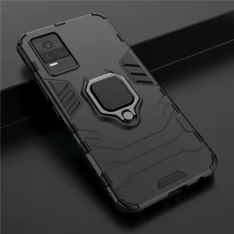 Hybrid Rugged Armor Shockproof Case For VIVO V21E V21 Y73 Y72 5G Y51 Y31 Y20 Y30 Y50 Magnetic Metal