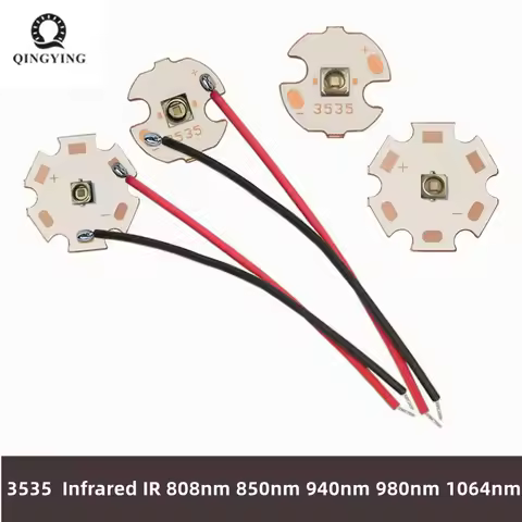 1-5PCS 3535 IR Laser Infrared Vcsel Lamp Beads 3W 808nmnm 850nm 940nm 980nm 1064nm LED Diodes Sensin