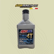 (HCM) AMSOIL SAE 10W40 4T Synthetic Motorcycle Oil Capacity 946 ML Made in USA