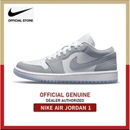 Fast delivery Air Jordan 1 low "woif grey" men and women sports shoes small Dior sports basketball shoes