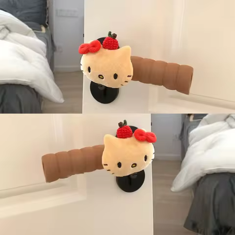 Hello Kitty Room Decoration Animated Sanrio Y2K Handle Protector Cute family toys for kids Room deco