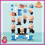 ✗ ✑ ✉ Baby Boss Cake Topper | Cake Topper | Baby Boss cup cake toppers | Set  hanadulset | happy bi