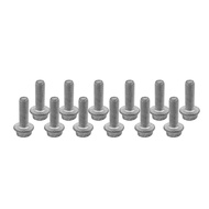 Exhaust Manifold Bolts, 12PCS 551696 M8 x 1.25 Thread Exhaust Manifold Header Bolt Set Fit for Chevy