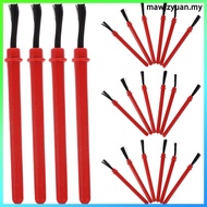 100 Pcs Paint Brush Miniature Painting Brushes Watercolor 6.00X0.50X0.50CM Red PP