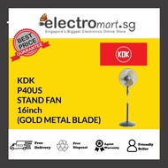 KDK P40US STAND FAN 16inch (GOLD METAL BLADE)