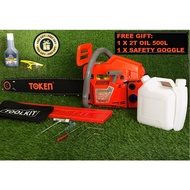 TOKEN TK5880N 20" BAR GASOLINE CHAINSAW 58CC , 20" CHAINSAW (FREE GIFT)