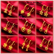 GW Jewellery Fashion Accessories Ready Stock 50 Design Options Subang Korean Emas 916 Original Gold 