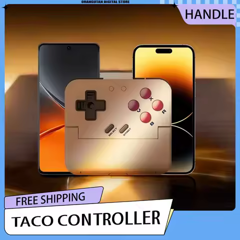 New Taco Mobile Vertical Grip Wireless Gaming Controller GBA Emulator Retro Mini Handheld Console An