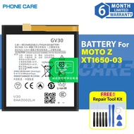 Battery GV30 Compatible For MOTO Z XT1650-03 (2480 mAh)