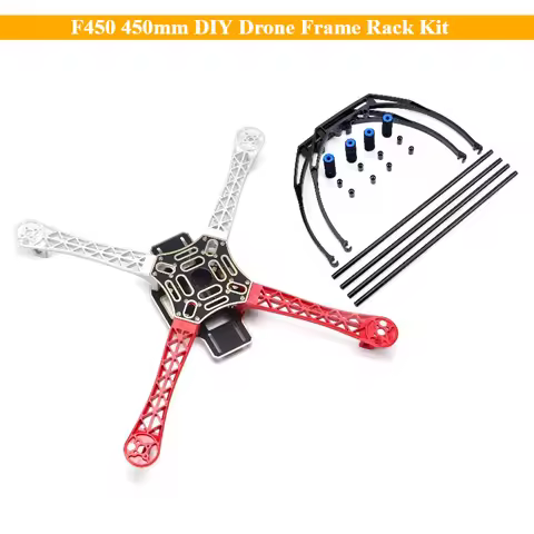 New F450 450mm DIY Drone Frame Rack Kit with Landing Gear Expand / Propeller Protective Guard for RC